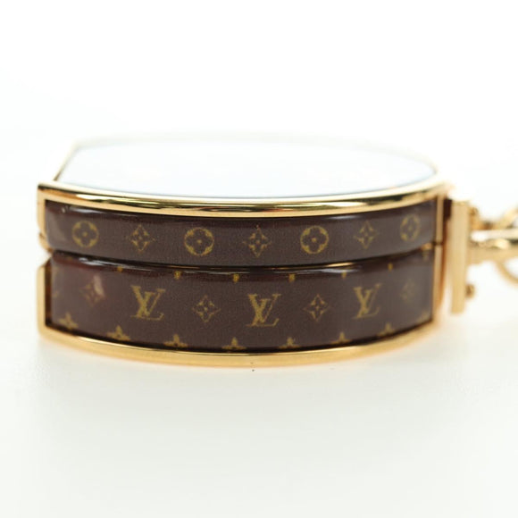 LOUIS VUITTON Porte Cles Boite Chapeau Key Holder metal Gold M62230 Auth 180399M