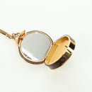 LOUIS VUITTON Porte Cles Boite Chapeau Key Holder metal Gold M62230 Auth 180399M-11