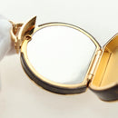 LOUIS VUITTON Porte Cles Boite Chapeau Key Holder metal Gold M62230 Auth 180399M-16
