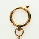 LOUIS VUITTON Porte Cles Boite Chapeau Key Holder metal Gold M62230 Auth 180399M-4