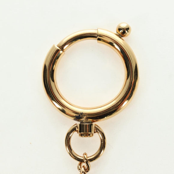 LOUIS VUITTON Porte Cles Boite Chapeau Key Holder metal Gold M62230 Auth 180399M
