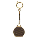 LOUIS VUITTON Porte Cles Boite Chapeau Key Holder metal Gold M62230 Auth 180399M-5