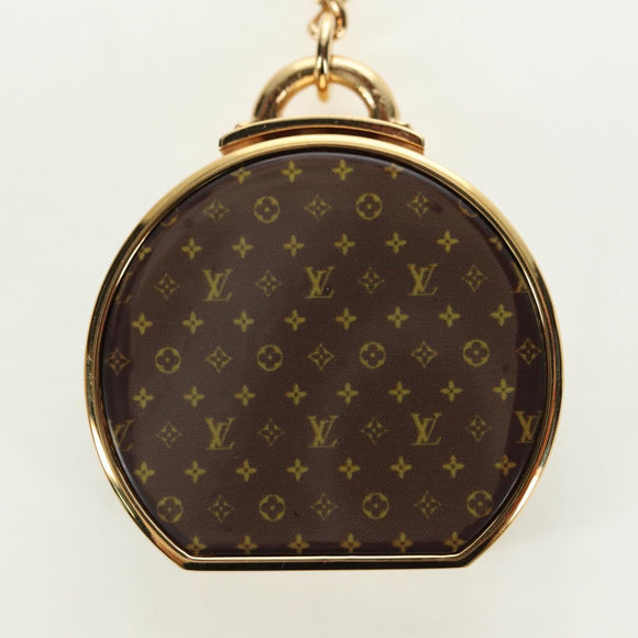 LOUIS VUITTON Porte Cles Boite Chapeau Key Holder metal Gold M62230 Auth 180399M
