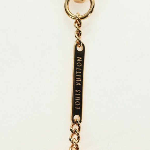 LOUIS VUITTON Porte Cles Boite Chapeau Key Holder metal Gold M62230 Auth 180399M