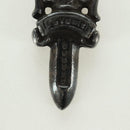 Chrome Hearts Dagger Charm Pendant Top Ag925 Silver Auth 180400M-3
