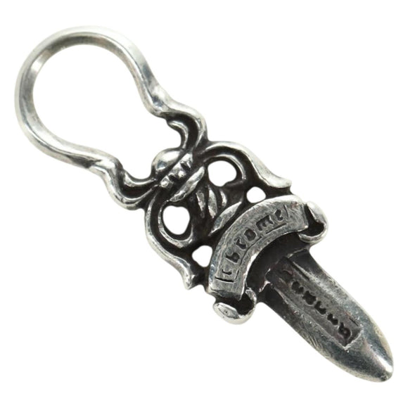 Chrome Hearts Dagger Charm Pendant Top Ag925 Silver Auth 180401M