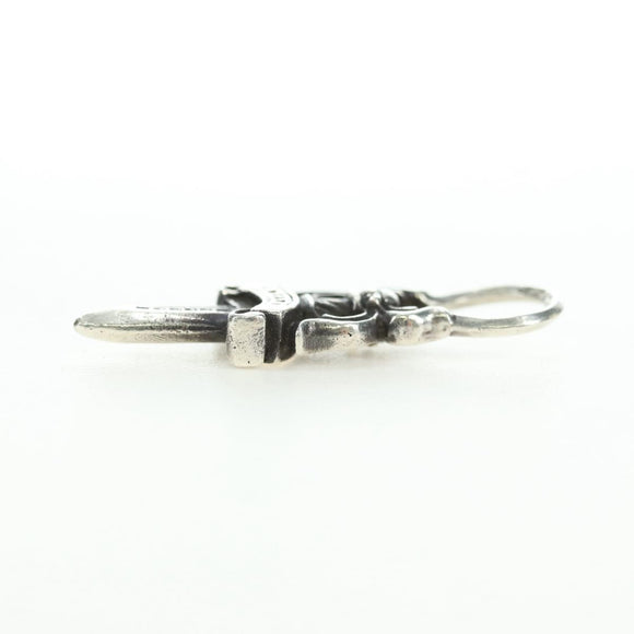 Chrome Hearts Dagger Charm Pendant Top Ag925 Silver Auth 180401M