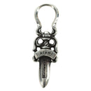 Chrome Hearts Dagger Charm Pendant Top Ag925 Silver Auth 180401M-2