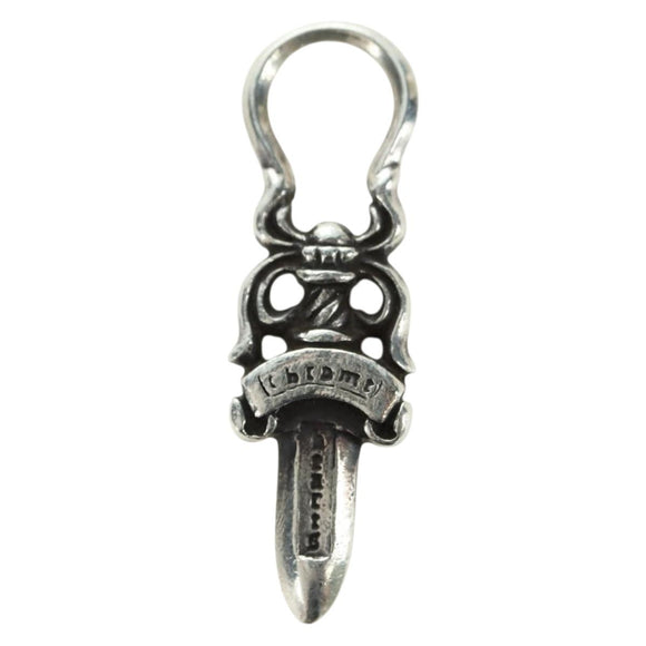 Chrome Hearts Dagger Charm Pendant Top Ag925 Silver Auth 180401M