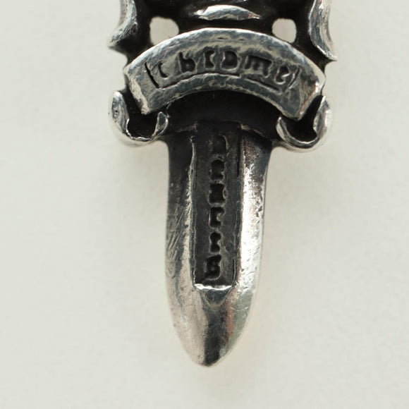 Chrome Hearts Dagger Charm Pendant Top Ag925 Silver Auth 180401M