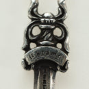 Chrome Hearts Dagger Charm Pendant Top Ag925 Silver Auth 180401M-4