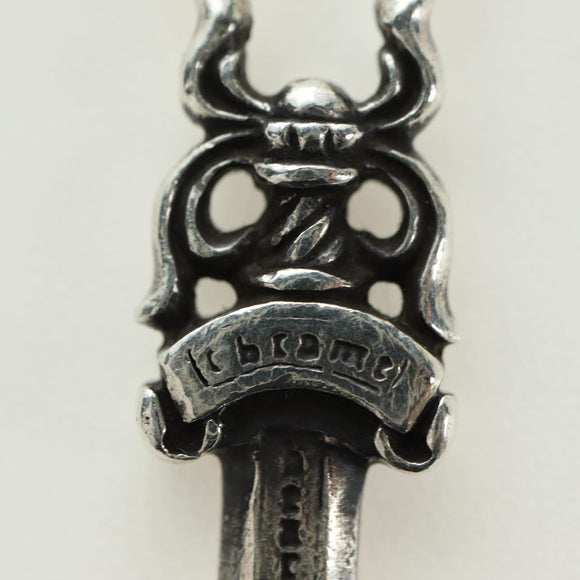 Chrome Hearts Dagger Charm Pendant Top Ag925 Silver Auth 180401M
