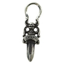 Chrome Hearts Dagger Charm Pendant Top Ag925 Silver Auth 180401M-6