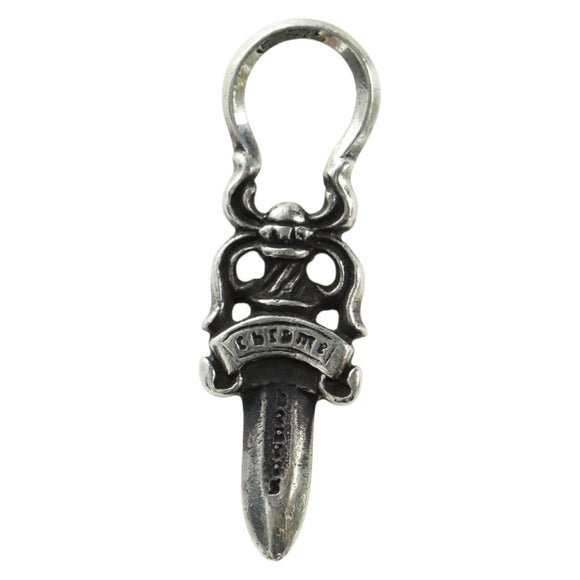 Chrome Hearts Dagger Charm Pendant Top Ag925 Silver Auth 180401M
