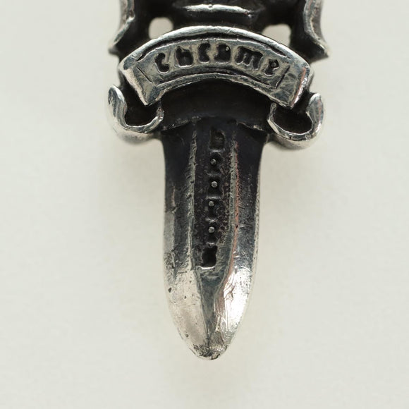 Chrome Hearts Dagger Charm Pendant Top Ag925 Silver Auth 180401M
