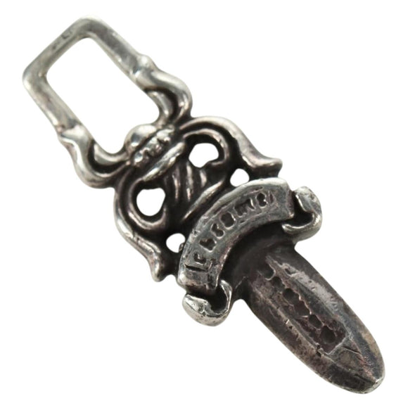 Chrome Hearts Dolch-Charm-Anhänger Ag925 Silber Auth 180402M