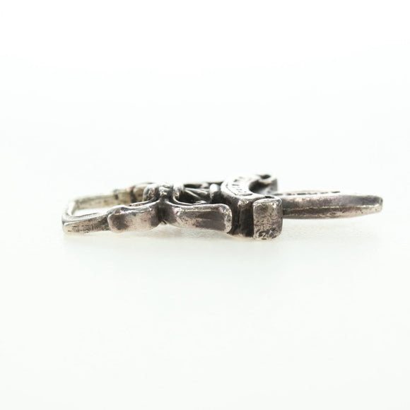 Chrome Hearts Dolch-Charm-Anhänger Ag925 Silber Auth 180402M