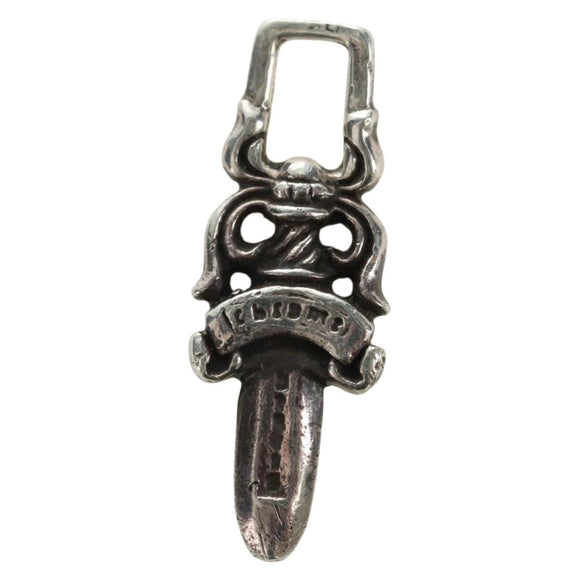 Chrome Hearts Dolch-Charm-Anhänger Ag925 Silber Auth 180402M