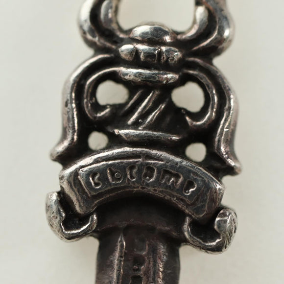Chrome Hearts Dolch-Charm-Anhänger Ag925 Silber Auth 180402M