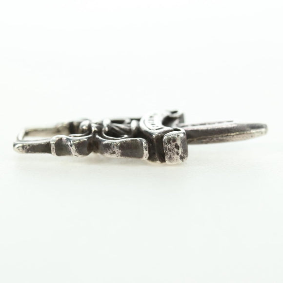 Chrome Hearts Dagger Charm Pendant Top Ag925 Silver Auth 180403M