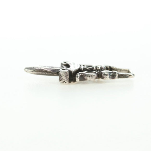 Chrome Hearts Dagger Charm Pendant Top Ag925 Silver Auth 180403M