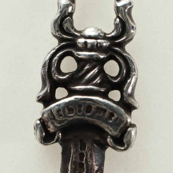 Chrome Hearts Dagger Charm Pendant Top Ag925 Silver Auth 180403M