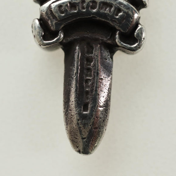 Chrome Hearts Dagger Charm Pendant Top Ag925 Silver Auth 180403M