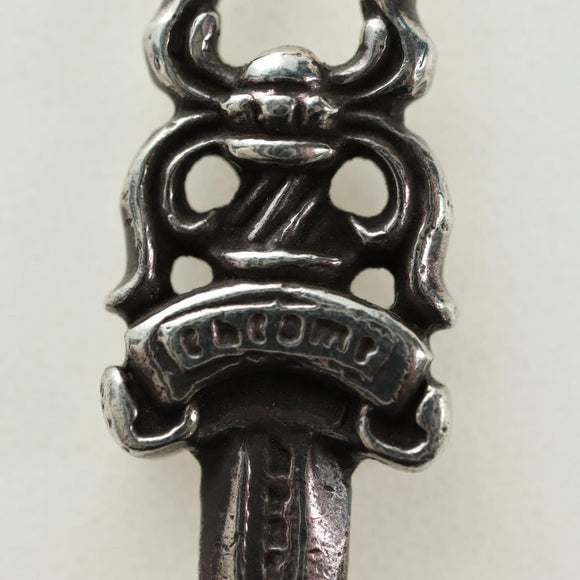 Chrome Hearts Dagger Charm Pendant Top Ag925 Silver Auth 180403M
