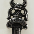Chrome Hearts Dagger Charm Pendant Top Ag925 Silver Auth 180404M-8