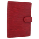 LOUIS VUITTON Epi Agenda PM Day Planner Cover Red R20057 LV Auth 180406A-1