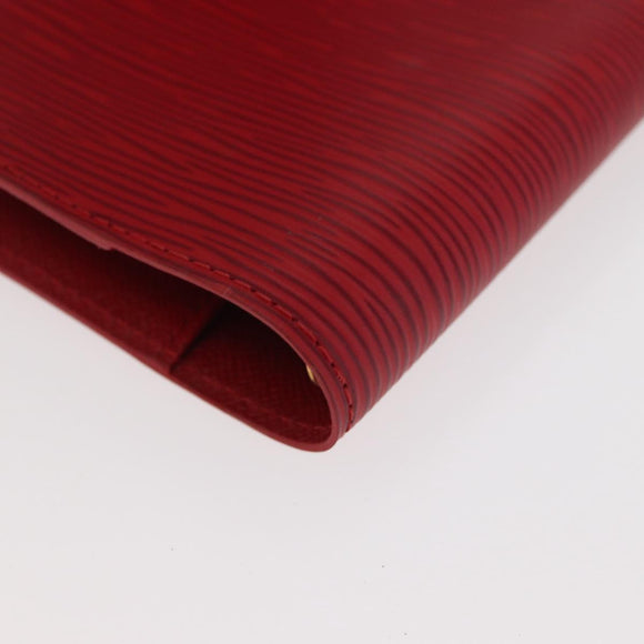 LOUIS VUITTON Epi Agenda PM Day Planner Cover Red R20057 LV Auth 180406A