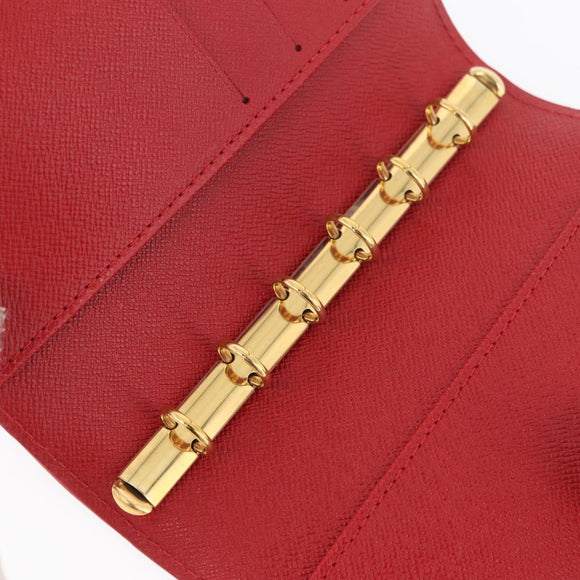 LOUIS VUITTON Epi Agenda PM Day Planner Cover Red R20057 LV Auth 180406A