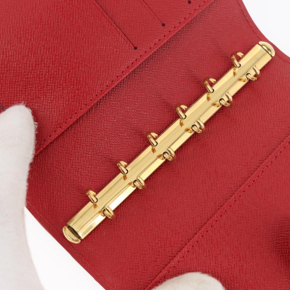 LOUIS VUITTON Epi Agenda PM Day Planner Cover Red R20057 LV Auth 180406A