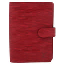 LOUIS VUITTON Epi Agenda PM Day Planner Cover Red R20057 LV Auth 180406A-13