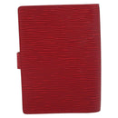 LOUIS VUITTON Epi Agenda PM Day Planner Cover Red R20057 LV Auth 180406A-2