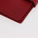 LOUIS VUITTON Epi Agenda PM Day Planner Cover Red R20057 LV Auth 180406A-14