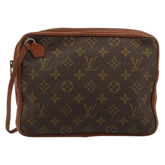 LOUIS VUITTON Monogram Pochette Sports Clutch Bag N0.183 LV Auth 180407