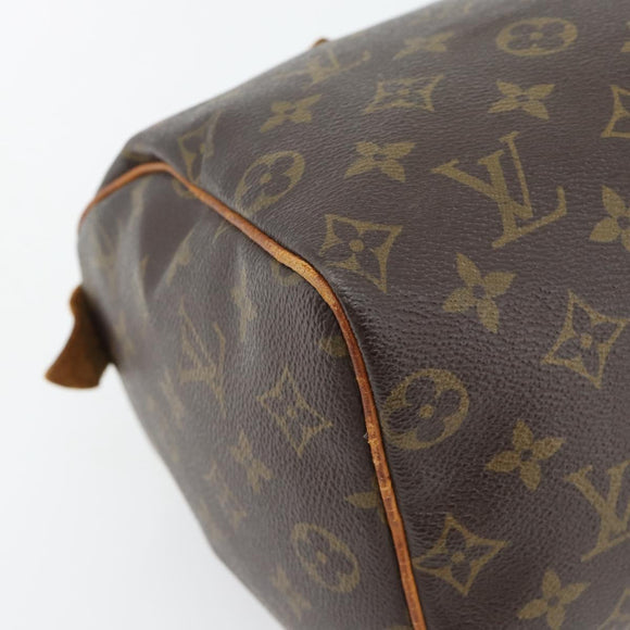 LOUIS VUITTON Monogram Speedy 25 Hand Bag M41528 LV Auth 180421
