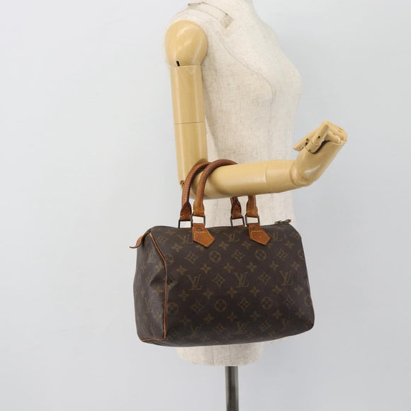 LOUIS VUITTON Monogram Speedy 25 Hand Bag M41528 LV Auth 180421