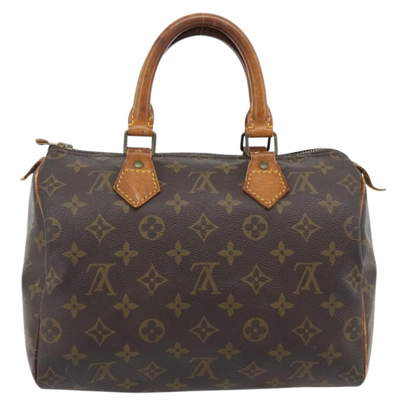 LOUIS VUITTON Monogram Speedy 25 Hand Bag M41528 LV Auth 180421