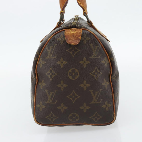 LOUIS VUITTON Monogram Speedy 25 Hand Bag M41528 LV Auth 180421