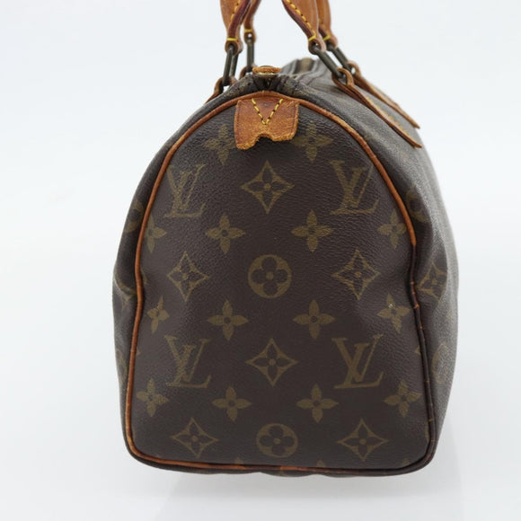 LOUIS VUITTON Monogram Speedy 25 Hand Bag M41528 LV Auth 180421