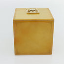 LOUIS VUITTON Monogram Vernis Bleecker Cosmetic Pouch Beige M91002 Auth 180424-5