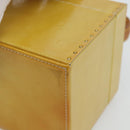 LOUIS VUITTON Monogram Vernis Bleecker Cosmetic Pouch Beige M91002 Auth 180424-16