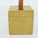 LOUIS VUITTON Monogram Vernis Bleecker Cosmetic Pouch Beige M91002 Auth 180424-4