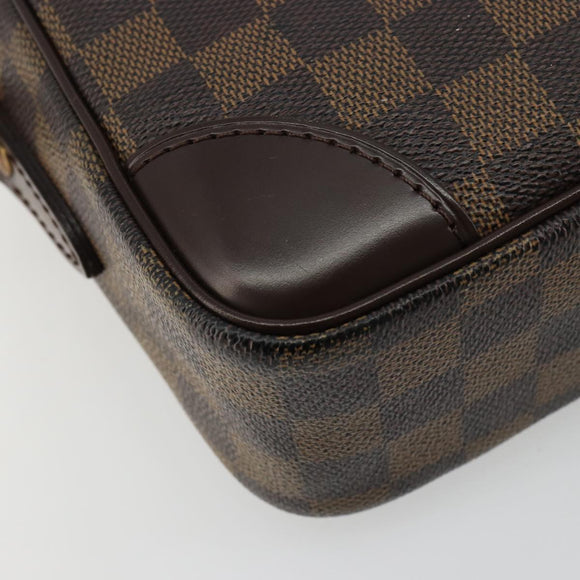 LOUIS VUITTON Damier Ebene Trocadero 27 Shoulder Bag SPO N48085 LV Auth 180428