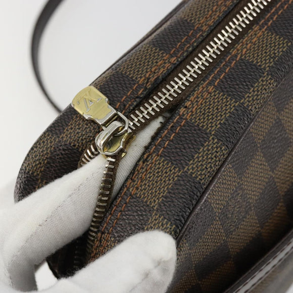 LOUIS VUITTON Damier Ebene Trocadero 27 Shoulder Bag SPO N48085 LV Auth 180428