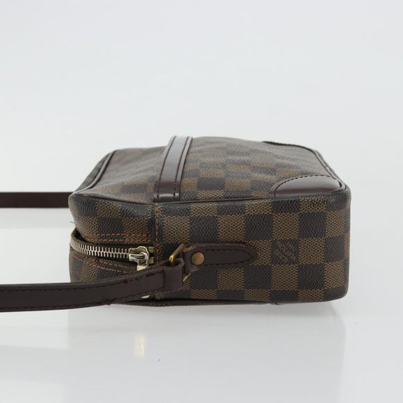 LOUIS VUITTON Damier Ebene Trocadero 27 Shoulder Bag SPO N48085 LV Auth 180428