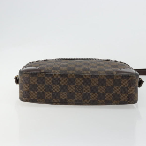 LOUIS VUITTON Damier Ebene Trocadero 27 Shoulder Bag SPO N48085 LV Auth 180428