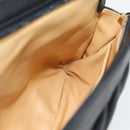 CELINE Shoulder Bag Leather Black Gold Auth 180429-19